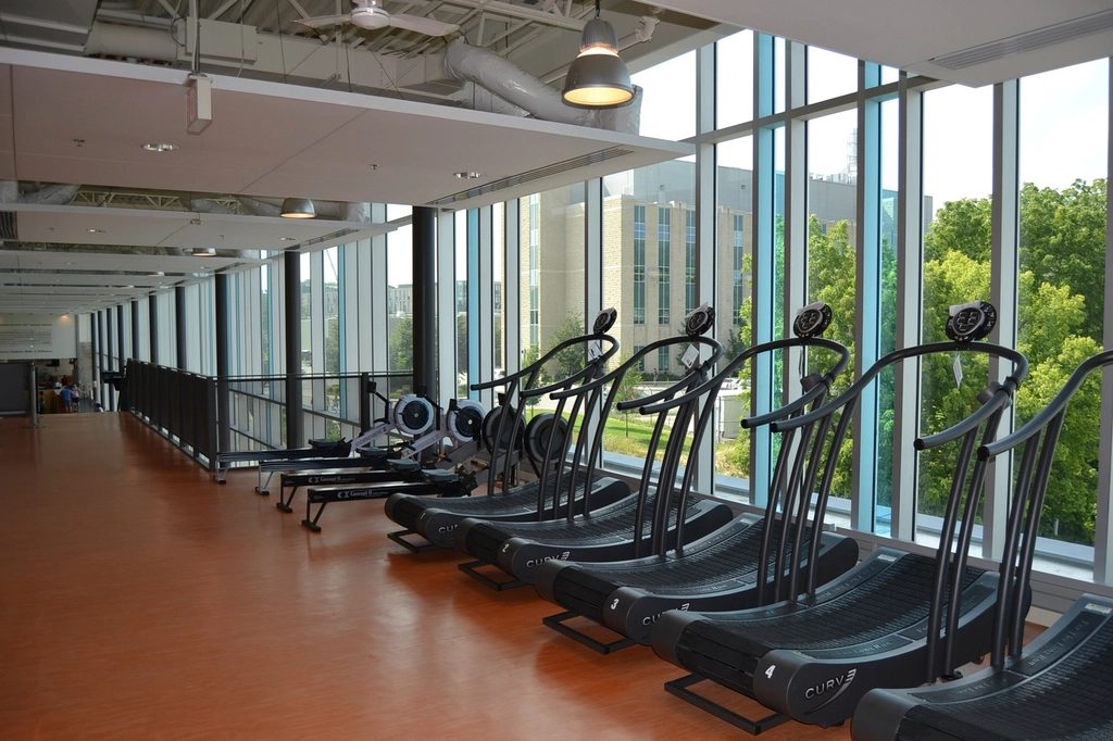 Residents' gym at Serene Gardens JVC