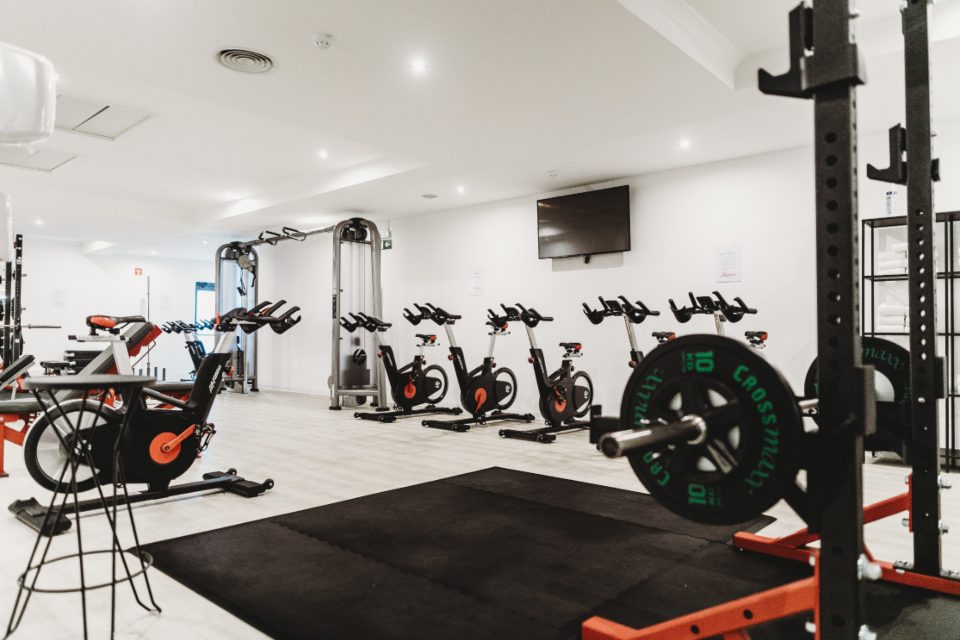 Residents' gym at Olive Court